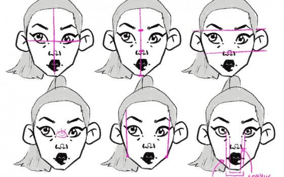 Пропорции и правила построения в портрете