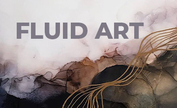 Абстрактная живопись. Техника спиртовых чернил Fluid art. Полный курс