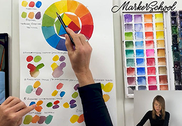 Банка с игрушками. Цветовые гармонии