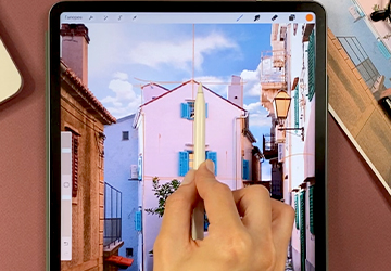 Розовый фасад на закате. Вступление