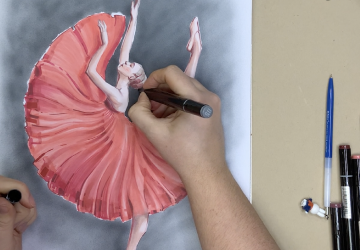 Балерина. Часть 2. (Иллюстрация)