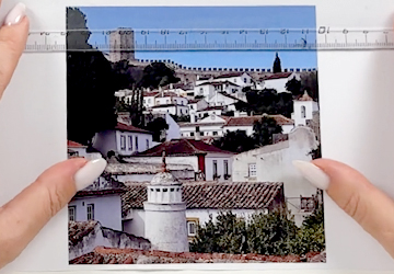 Крепостная стена в Обидуше. Композиция