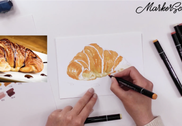 Круассан. Основной подтон и фактура теста 