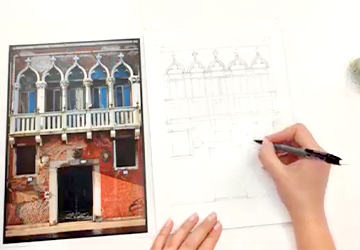 Венецианский фасад. Построение