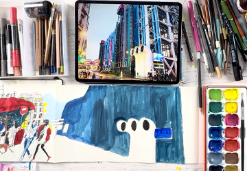 Центр Помпиду. Часть 1 (основные пятна)