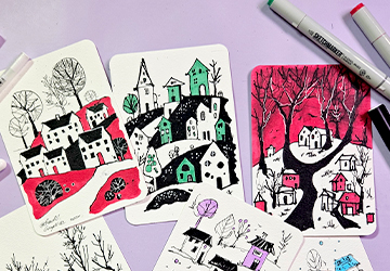 Усложнённые открытки