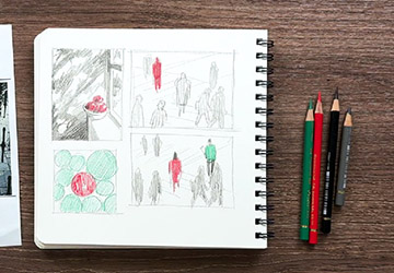 Композиционные приёмы: ЦВЕТ