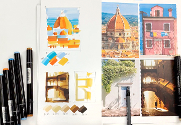 Упражнение с цветом