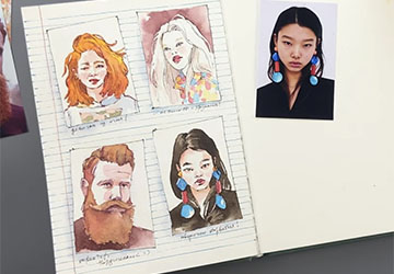 4 портрета. Финальные акценты