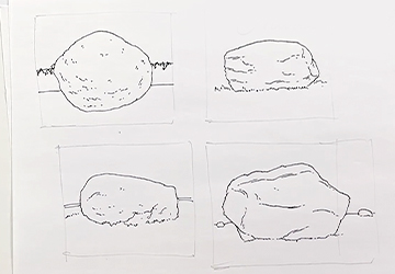 Упражнение: текстура камней