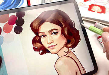 Зендея. Волосы