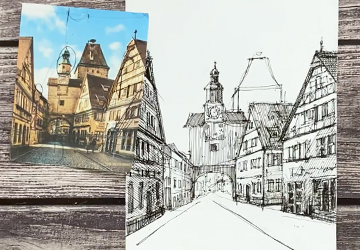 Город. Передний план