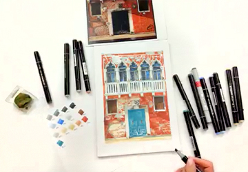 Венецианский фасад. Цвет и текстура