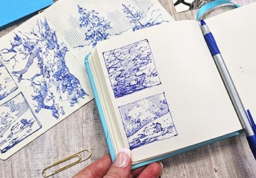 Разворот с деревьями. Часть 1