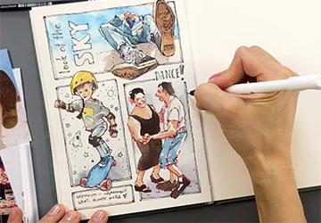 Танцы. Завершение композиции листа