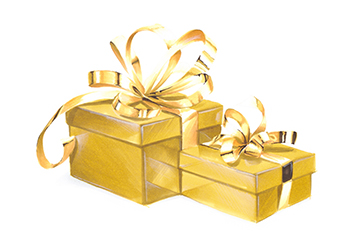 Подарочная коробочка.