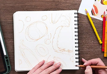 Фрукты-овощи. Построение