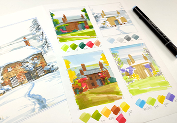 Сезонность. Английский пейзаж. Анализ