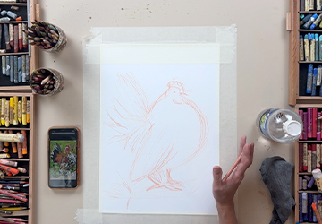 Фактурный петух. Часть 1