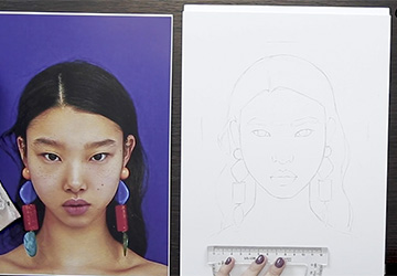 ДЕВУШКА С СЕРЬГАМИ - ПОСТРОЕНИЕ