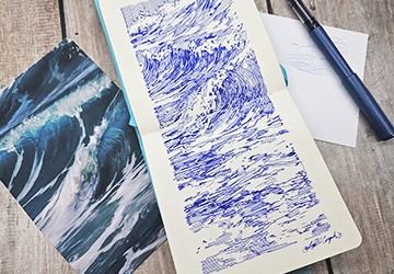 Волна. Тренируем живую линию