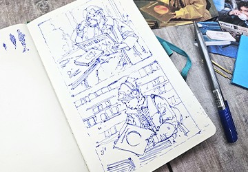 Зарисовки людей. Скетчинг