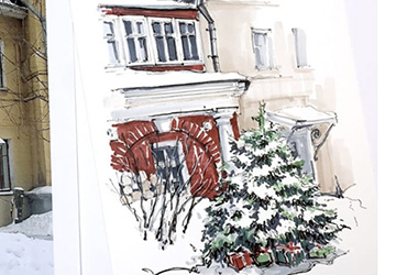 Урок Ёлки-иголки