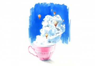 Кружка с облаком: Итоговая работа 