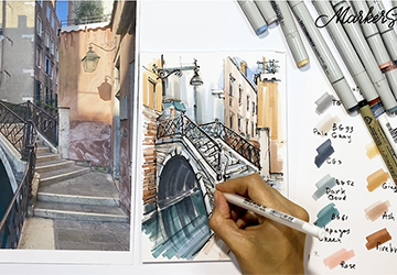 СКЕТЧ - РАБОТА С ЦВЕТОМ