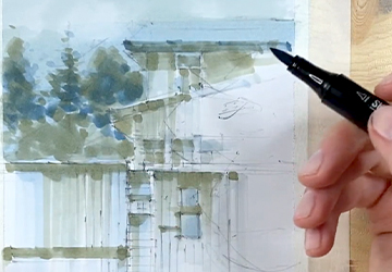 "Зелёный" сюжет. Базовый нейтральный слой-заливка