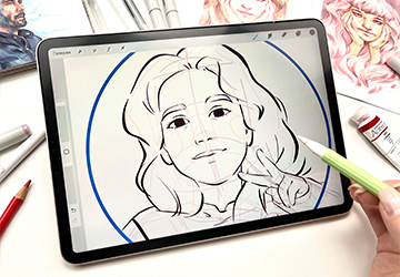 Портрет-аватарка. Лайн