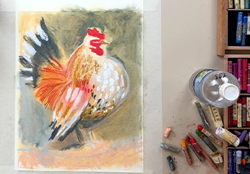 Фактурный петух. Часть 2