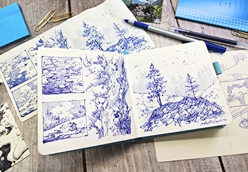 Разворот с деревьями. Часть 3