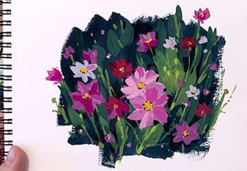 Ботанический скетчинг. Практика