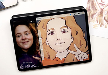 Портрет-аватарка. Цвет и фон. Часть 1