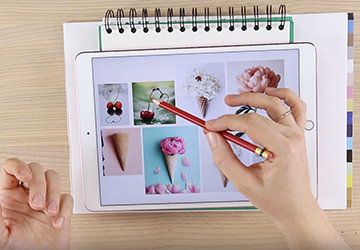 Мороженое: формирование идеи иллюстрации