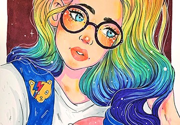RAINBOW GIRL - РАДУГА В ВОЛОСАХ