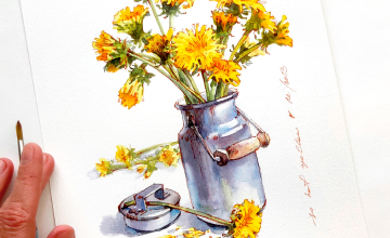 ОДУВАНЧИКИ В БИДОНЕ