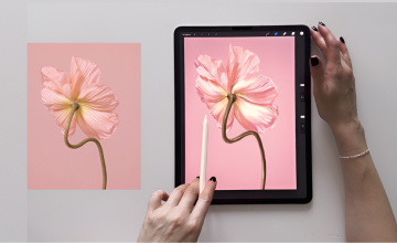 РОЗОВОЕ НА РОЗОВОМ. РИСУЕМ МАК