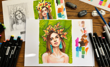 Девушка в тропиках