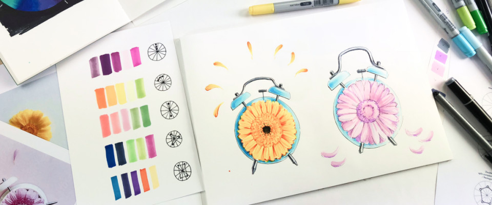 Цветочный будильник